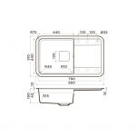 Кухонная мойка Omoikiri Tasogare 86-BE Artgranit